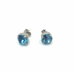 Ohrstecker Chaton 8mm Silber Produkt-Bild